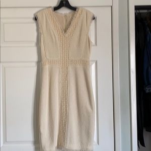 Rebecca Taylor cream tweed dress (2)